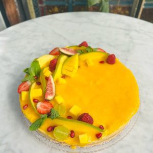 Mango cheesecake